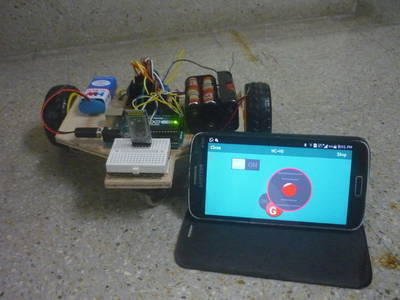 Smartphone Controlled Bluetooth Car