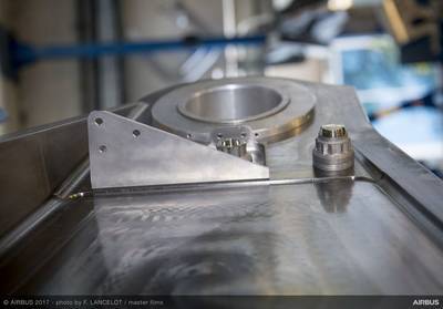 First titanium 3D-printed part installed into serial production aircraft