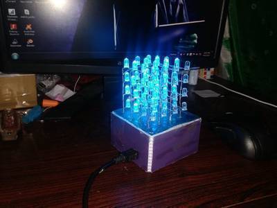 4*4*4 LED CUBE