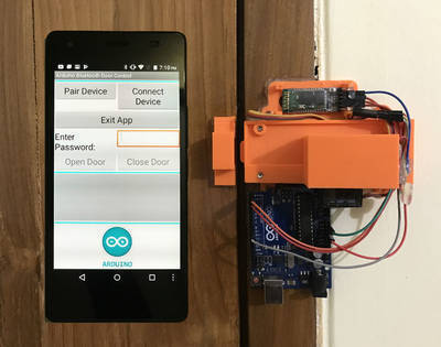 Arduino & Android Based Bluetooth Control Password Protected Door Lock (Version 2) 