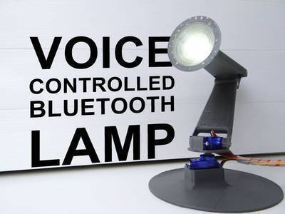 Bluetooth Voice Controlled Moving Lamp