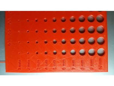 Holes Gauge 1mm-10mm