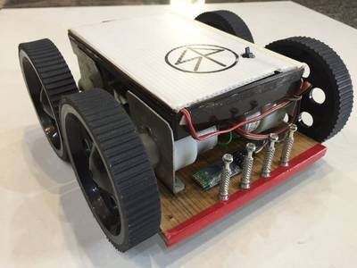 Bluetooth Controlled 4wd Car With HC-05