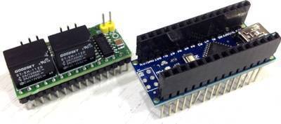 2 Channel Relay Shield for Arduino Nano