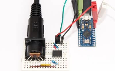 $5 USB MIDI adapter with ATmega32u4