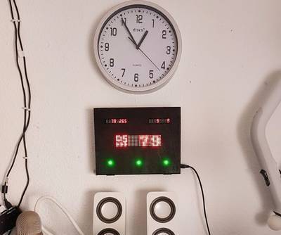 Arduino Live Wifi Web Scoreboard