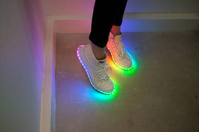 DIY Light-Up Kicks