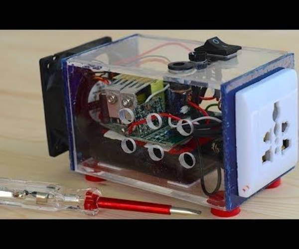 DIY Portable Power Inverter (12v DC to 220v AC)