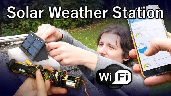 Solar Powered Weather Station