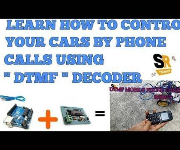 Phone Calling Arduino Robot Using Dtmf Decoder