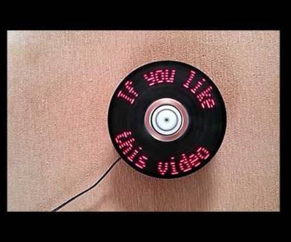 Arduino Wireless Power POV Display