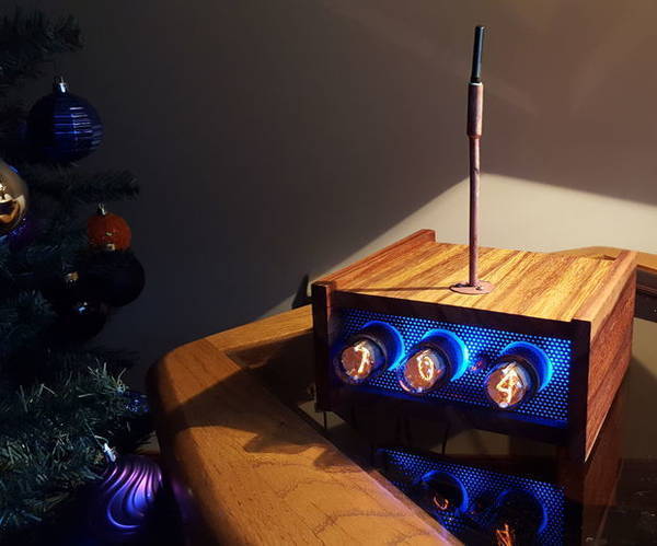 Nixie Tube Arduino Uno Driven Thermometer