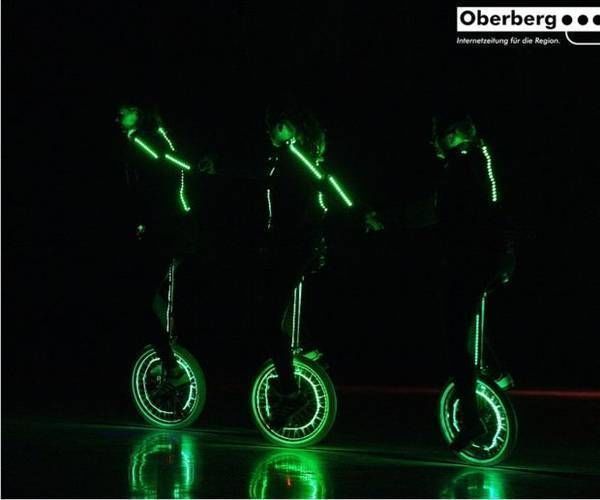 Unicycle LED Lightshow