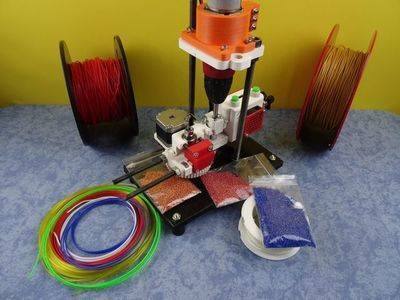 3D Printed Open Source Multi Material Cutter&Pelletizer : SHRED-Buddy3D