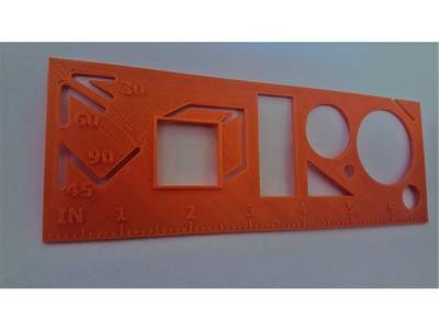 Customizable Stencil Ruler