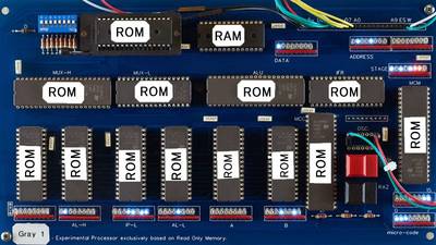 The Gray-1, A homebrew CPU exclusively composed of memory