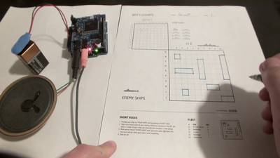 Voice-based Battleship Game for Arduino (with AI)