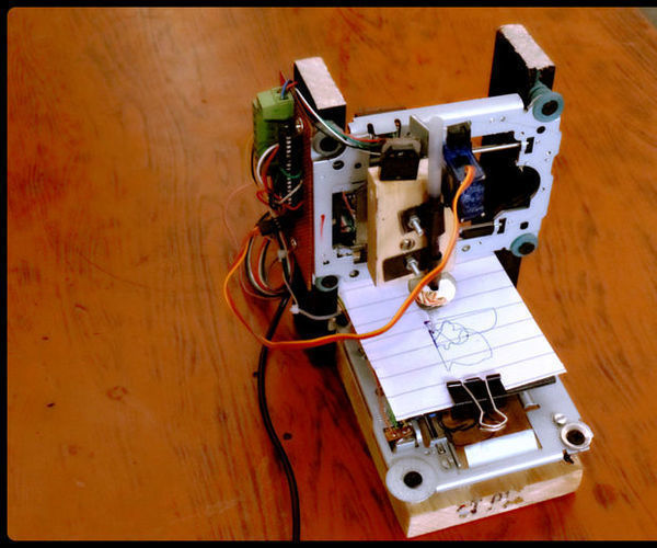 Arduino Mini CNC Plotter (With Proteus Project & PCB)