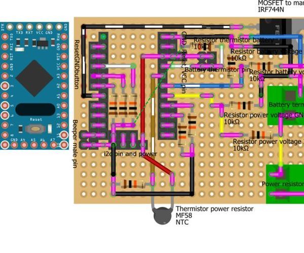 Battery Checker With Temperature and Battery Selection