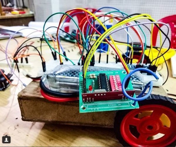 Radio Frequency - Joystick Control Bot