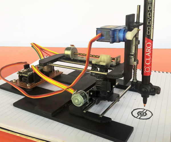 Diy Arduino Cnc Drawing Machine