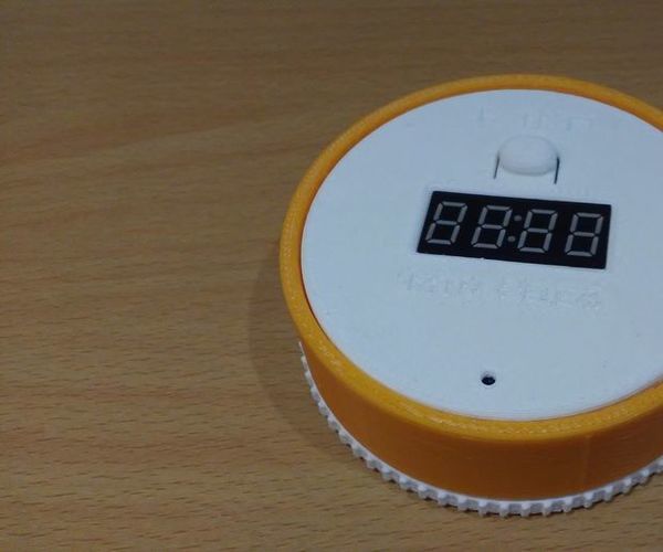 An Attiny85 Twist-To-Set Kitchen Timer