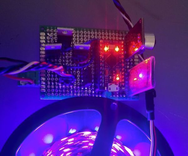 RGB LED Strip Bluetooth Controller + Music Sync