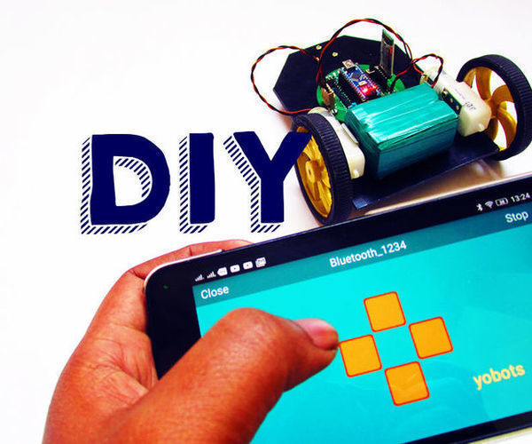 Smartphone Control Robot  Diy