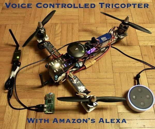 Voice Controlled 3D Printed Tricopter