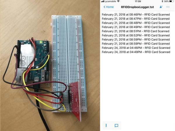 RFID Dropbox Logger