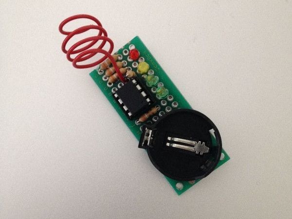 ATtiny85 EMF Detector