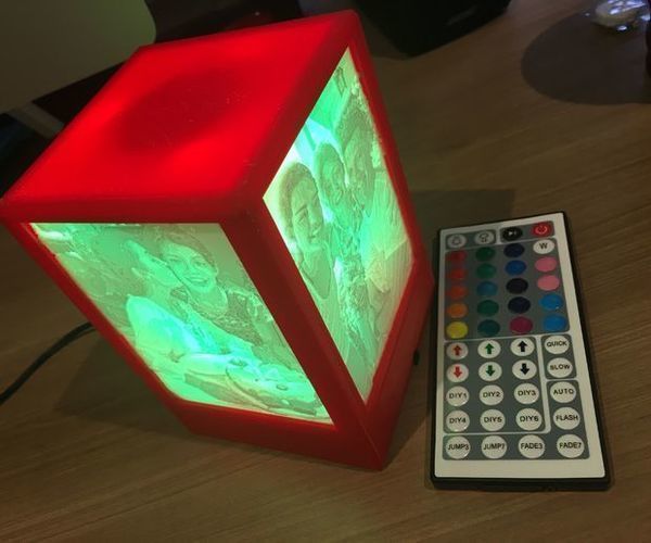 Lithophane Box With Remote