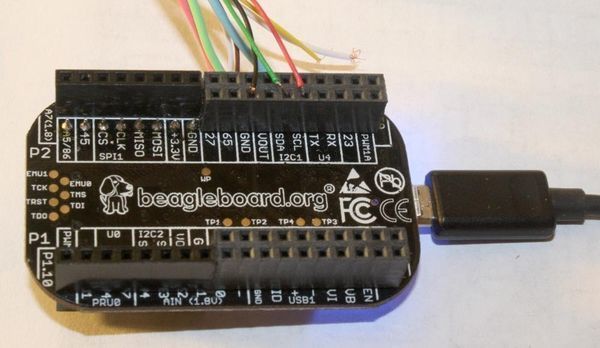 Reading a VGA monitor's configuration data with I2C and a PocketBeagle