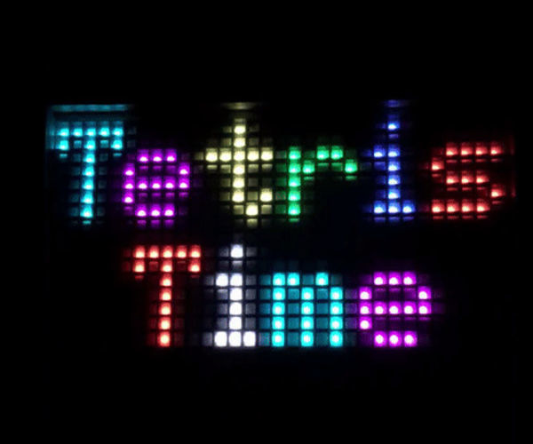 Tetris Time on a P10 RGB Matrix With ESP8266