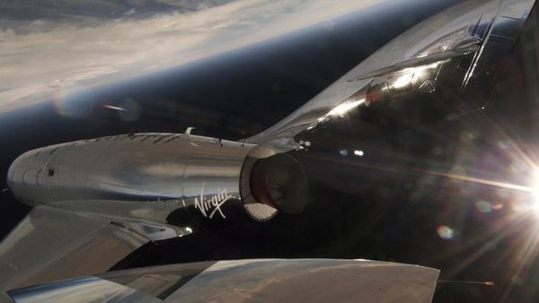 VSS Unity First Powered Flight