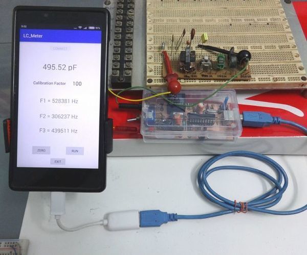 Android On-The-Go (OTG) LC-Meter