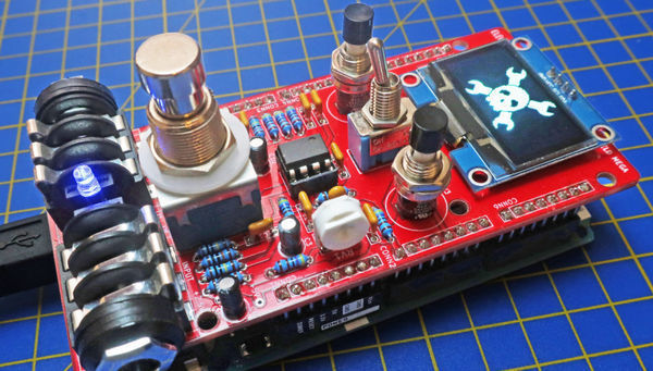 pedalSHIELD MEGA Arduino Guitar Pedal