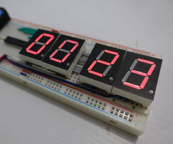 ATtiny Seven Segment Display Timer