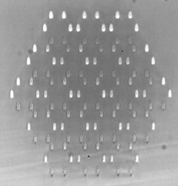 Capturing light in a waveguide array