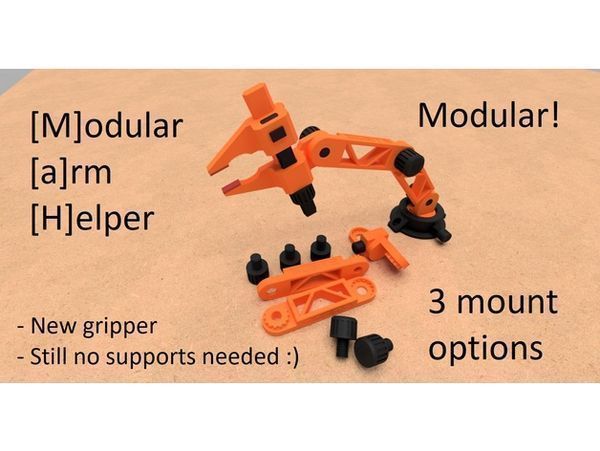 MaH - Modular Arm Helper - No support - Easy print