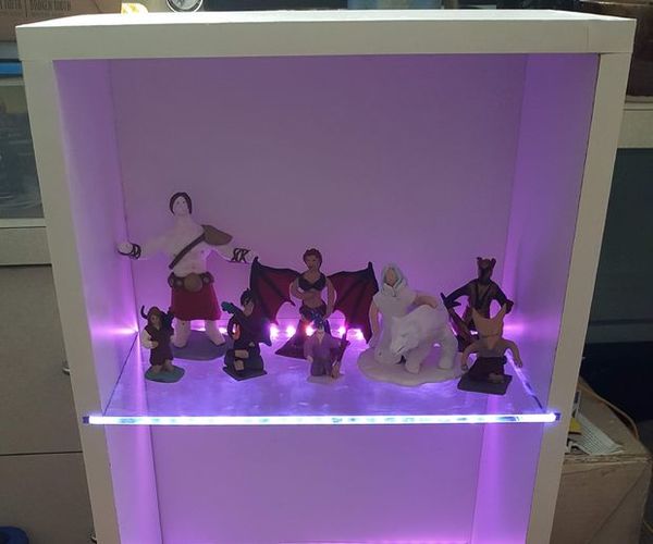 Bluetooth Back-lit Display Shelf