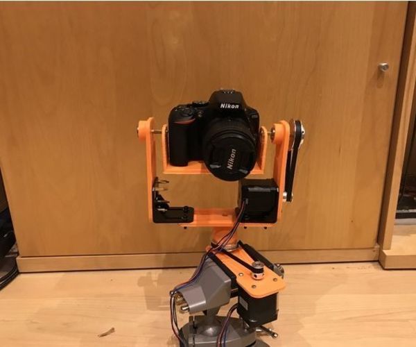 Pan and Tilt Mechanism for DSLR Time Lapses