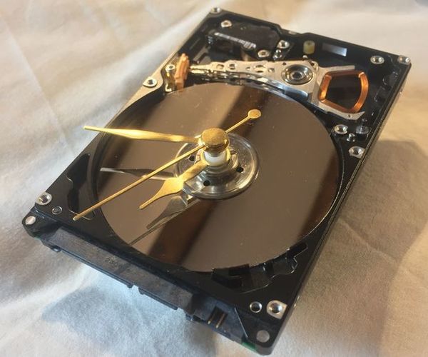 Hard Drive Clock