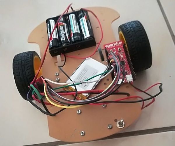 Rolling Robot With ESP32 Thing and TB6612FNG Driver, Controlled by Android Over BLE