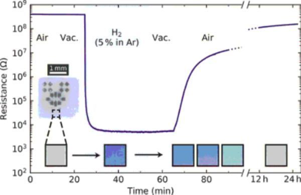 A hydrogen sensor that works at room temperature