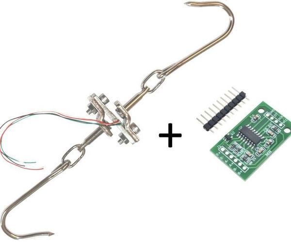 Arduino Tension Scale With 40 Kg Luggage Load Cell and HX711 Amplifier