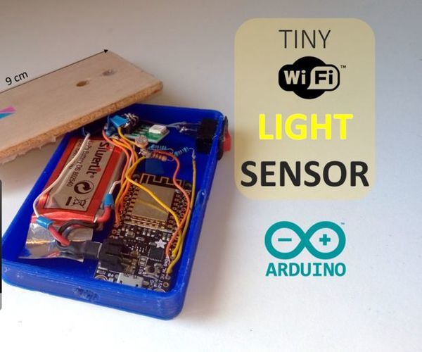 DIY - Wifi Light Sensor - Wifi Communication to ThingSpeak