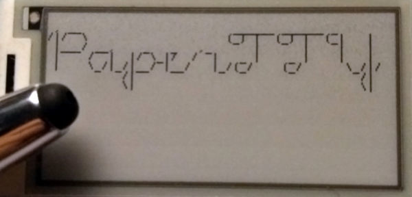 PaperTTY - Python module to render a TTY on e-ink