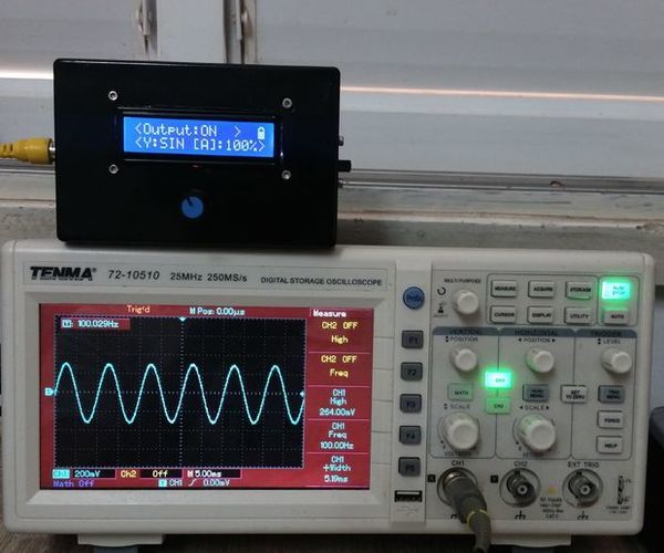 Portable Function Generator on Arduino