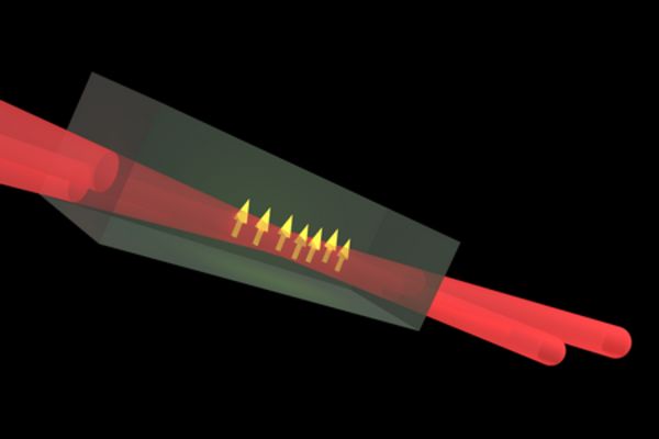 Defects promise quantum communication through standard optical fiber